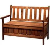 Dobar Gartenbank 115 x 58 x 89 cm braun