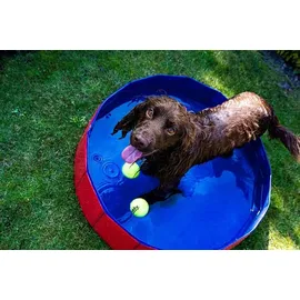 Nobby Hundepool Ø 160 cm rot 30 cm