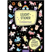 arsEdition Leucht-Sticker Einhörner