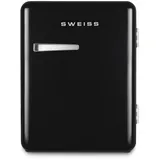 Sweiss Retro-Minikühlschrank 31 L – Schwarz