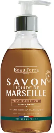 Beauterra Flüssigseife Marseille Körper Und Hände Karitébutter Parfum Pumpflasche 300ml