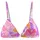 SUNSEEKER Bikini-Top Damen Lila/Orange 38 Cup C/D