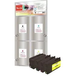 Peach Spar Pack - 4er-Pack - XL-Kapazität - Schwarz, Gelb, Cyan, Magenta - kompa
