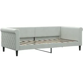 vidaXL Tagesbett 90 x 190 cm Hellgrau