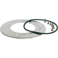 Flanschring V2A (Ausführung: Flanschring V2A für Badablauf und Terrassenablauf zur wasserdichten Abdichtung)