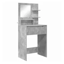 vidaXL Schlafzimmer-Frisiertische Beton Grau 80 x 39,6 x 135 cm