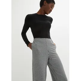 bonprix Stretch-Hose Loose Fit Schwarz 40/42