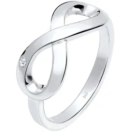 Elli DIAMONDS »Infinity Ewig Diamant (0.015 ct.) 925 Silber«, Ringe Damen