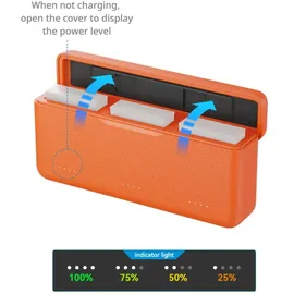 SmallRig 5922 Charging Case DJI Action 6 Akkus