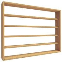 VCM Wandregal Osado 80 x 10 x 60 cm Buche