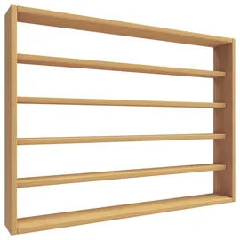 VCM Wandregal Osado 80 x 10 x 60 cm Buche