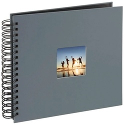 Hama Fotoalbum Fine Art, 28 x 24 cm, 50 Seiten, Photoalbum Foto Grau grau