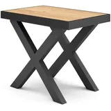 SKRAUT HOME 302 x 73 x 90 cm Eiche schwarz