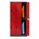 Stahl 90x185x45 cm Rot 6 Fächer abschließbar