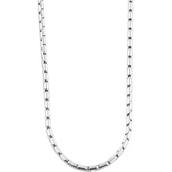 Kette ohne Anhänger ADELIA ́S "Neuheit 2025 - Damen Edelstahl Schlangenkette Halskette" Gr. 60, silber, Halsketten, Damen, 60, Edelstahl