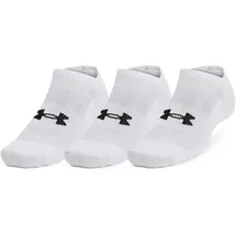Under Armour 3er Pack Training Füßlinge Weiß/Schwarz 42-47,5