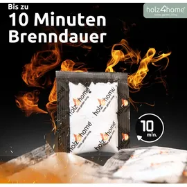 holz4home® Grillanzünder 500 Stück wasserdicht weiß