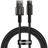 Baseus Tungsten Gold Schnelllade-Datenkabel USB auf Typ-C 100W 1m schwarz