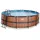 EXIT TOYS Wood Pool 450 x 122 cm inkl. Sandfilterpumpe