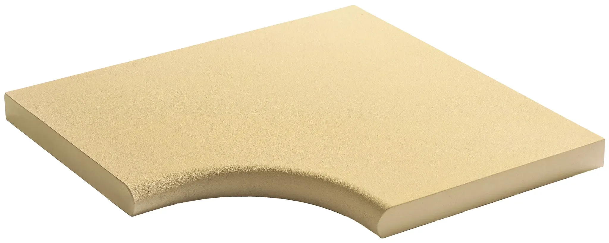 WESERWABEN® Pool- / Beckenrandsteine - Licia Champagne Innenwinkel R15 49,6 x 31 x 3,5 cm Flache Steine