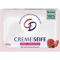 CD CREME SEIFE BEEREN & MANDELMILCH 100G vegan & ohne Mikroplastik