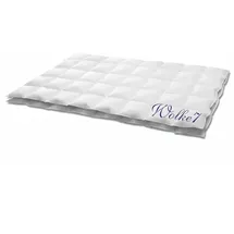 HANSKRUCHEN GmbH HANSKRUCHEN Wolke 7 Daunendecke 135x200 cm Extra Leicht 90% Daunen waschbar Allergiker Sommerdecke atmungsaktiv Kassettendecke weiß - Weiß
