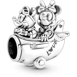Pandora 790108C00 Silber Charm Disney Micky & Minnie Maus Flugzeug