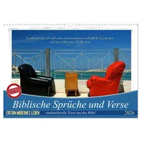 Calvendo Biblische Sprüche und Verse (Wandkalender 2026 DIN A3