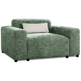 Fun Möbel Sessel Designersessel ROMY in Stoff Enjoy Me, Olivgrün
