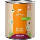 Herrmann's Manufaktur Erwachsen Bio Pute mit Wurzelgemüse 6 x 800 g