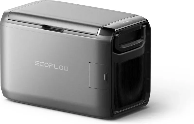 ECOFLOW GLACIER Tragbarer Kompressor-Kühlschrank, Klassischer tragbarer Kühler 45 L mit zwei Kühlzonen, 39 Stunden Kühlung ohne Stromversorgung, Stromversorgung über AC/Solar/Auto, für Camping-Kühlschrank, LKW, Boot, Zuhause, lange Roadtrips, Angeln, Outdoor