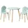 Home Styling Collection Kindertisch Dinosauriermotiv 50 x 50 x 50 cm Kiefer blau