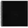 Rhodia Touch, Watercolor Book, 100% Hadern 300g, 20 Bl, 21x21 cm Schwarz 116169C
