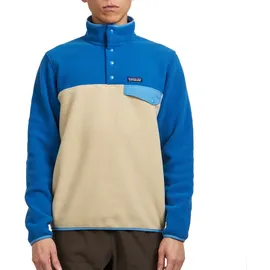 Patagonia Lightweight Synchilla Snap-T Pullover Blau / Beige XL