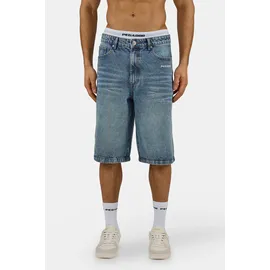 Pegador Jeansshorts "Kolar Jorts", Herren, Gr. 30, N-Gr, sprayed washed blau, Denim/Jeans, Obermaterial: 100% Baumwolle, regular fit ca. Mitte Oberschenkel, Jeans Jeansshorts, Baumwolle, regular fit