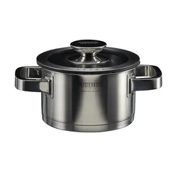 Meisterkoch Kochtopf  TRIBUS , silber , Edelstahl , Maße (cm): H: 9,5  Ø: 16