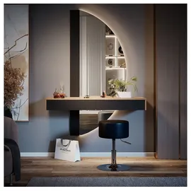 Vicco Schminktisch Melisa 120 cm mit Beleuchtung und Hocker