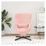 vidaXL Eiersessel 63 x 73 x 90 cm Rosa