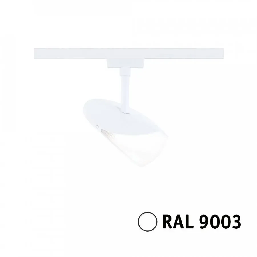Paulmann 94966 URail LED Schienenspot 3-Step-Dim Alejandro 800lm 10W 4000K dimmbar 230V Signalweiß