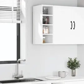vidaXL Hängeschrank Holzwerkstoff 20x29,5x60 cm Weiß