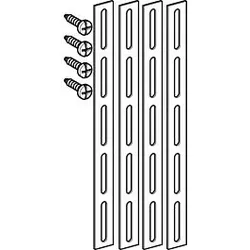 Geberit Schlitzbandeisen mit Schrauben 241017001
