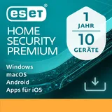 ESET Home Security Premium 2025 ESD 10 Geräte 1 Jahr DE Win Mac Android