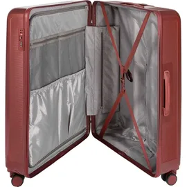 d & n D&N Travel Line 2500 - N 2500-4-Rollen-Trolley M 67 cm Bordeaux