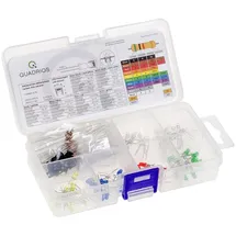 Quadrios LED-Sortiment Rot/Grün/Gelb/Blau/Kaltweiß/Warmweiß 3mm 20mA 2V/3V