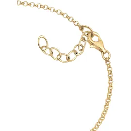 Elli Ankerarmband Damen goldfarben 925 Sterling Silber Größe 17
