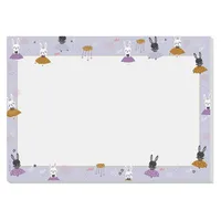 SIGEL HO920 Papier-Schreibtischunterlage zum Abreißen, Ballerinas, DIN A3, 30 Blatt, Schreibunterlage für Kinder, Malblock