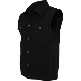 URBAN CLASSICS Denim Vest Schwarz XXL