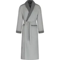 Normani Herren Bademantel Waffelpique Moyo in Grau | Gr.: 5XL