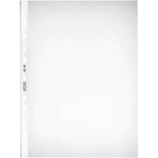 Herlitz Prospekthüllen A4, genarbt VE=50 Stück