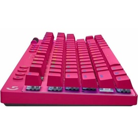 Logitech G PRO X TKL Lightspeed, rosa, GX-BROWN, USB/Bluetooth, FR (920-012156)